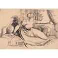 thumbnail image 2 of Henry Fuseli 18x14 Gold Ornate Wood Frame and Double Matted Museum Art Print Titled - O Evening Thou Bringest All (1802), 2 of 4