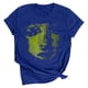 thumbnail image 1 of Camiseta holgada de manga corta con estampado de mueca retro para hombre y mujer Pompotops hfajkhk139076, 1 of 6