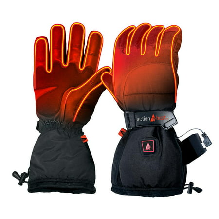 ActionHeat 5V Battery Heated Snow Gloves - (Best Usb Heated Gloves)