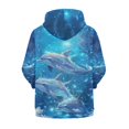 thumbnail image 2 of chaqlin Girls Dolphin Hoodies Size 11-13 Trendy Y2K Zipper Hoodie Sweatshirts Kids Long Sleeve Hooded Jacket Winter Drop Shoulder Cardigan with Pockets, 2 of 7