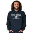 thumbnail image 5 of North Carolina Cute Footprints Beach Hoodie Sweatshirt Women Men Brisco Brands X, 5 of 6