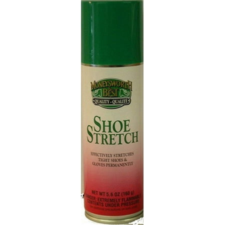 Moneysworth & Best Shoe Stretch - 5.6 Ounces, Professional spray for helping out in those tight squeezes By Moneysworth