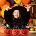 thumbnail image 4 of QLUEWX Halloween Plush Toys Pumpkin with Witch Legs, Soft Fluffy Stuffed Pumpkin Doll with Striped Boots, Cute Halloween Decor for Tiered Tray Tabletop Shelf Home Party Holiday Gift, 4 of 6