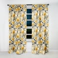 thumbnail image 4 of Designart "Vintage Floral Renaissance II" Botanical Room Darkening Curtain Single Panel, 4 of 6
