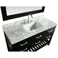 thumbnail image 6 of Design Element London 54" Single Sink Bathroom Vanity Set in Espresso with White Carrera Marble Top, 6 of 9