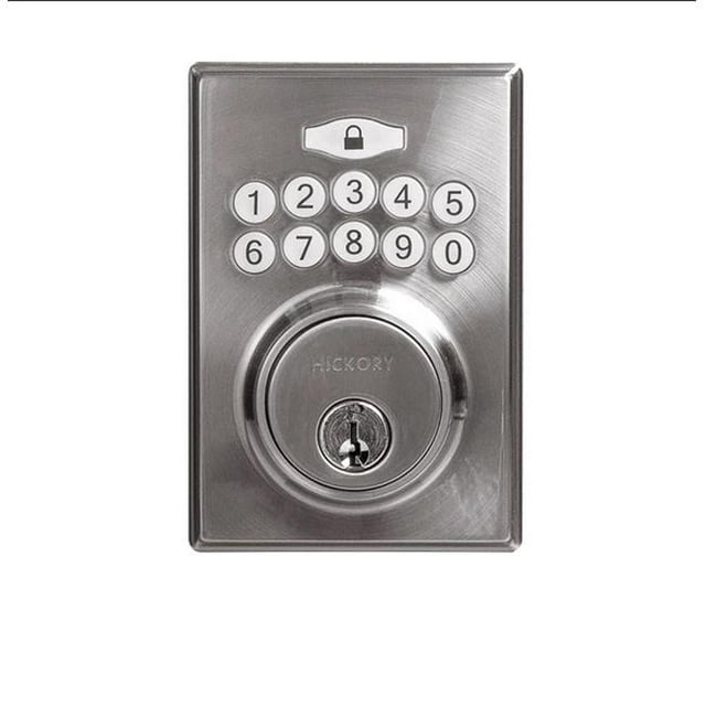 Hickory Hardware H076389-SN Contemporary Securemote Bluetooth Enabled Deadbolt, Satin Nickel
