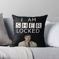 thumbnail image 1 of Sherlock Housse de Coussin Carrée pour Canapé Lit Salon Décoration Maison, 1 of 1