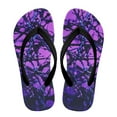 thumbnail image 2 of POLERO Girls' Sandals - Open Toe Slip On Summer Holiday Purple Hunting Camo Print Boys Thong Flip Flops with Soft Strap and Cushioned Sole Size 10, 2 of 7