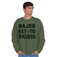 thumbnail image 5 of Major Key Success Motivational Sweatshirt for Men or Women Brisco Brands X, 5 of 6
