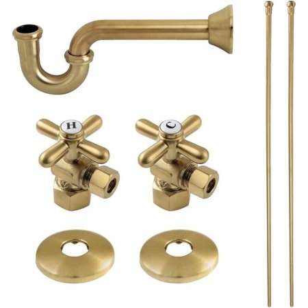 KPK107P Trimscape Plumbing Supply Kit Combo, Brushed