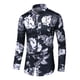 thumbnail image 2 of Camisa De Manga Larga Con Estampado Vintage Para Hombre, 2 of 3
