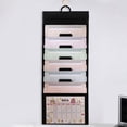 thumbnail image 1 of Organizador de archivos de pared colgante con 6 bolsillos que se expanden para el aula de eficiencia vistoso, 1 of 8