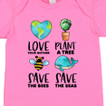 thumbnail image 4 of Inktastic Earth Day Plant a Tree Save the Bees Save the Seas Love Your Mother Earth Boys or Girls Baby Bodysuit, 4 of 5