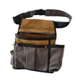 thumbnail image 4 of Bolsa de cintura para herramientas de electricista Bolsa de cintura para herramientas de almacenamiento Cinturón Bolsa de herramientas portátil para Caqui, 4 of 9