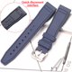 thumbnail image 3 of Correa de caucho fluorado para reloj de repuesto IWC Pilot para hombre, 20, 21 y 22 mm, resistente al agua, con hebilla deportiva, accesorios para reloj, 3 of 5