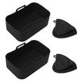 thumbnail image 1 of Olla De Silicona Para Freidora, Cesta De Silicona Para Freidora Rectangular Resistente Al Calor De Grado Alimenticio 2Set Para El Hogar, 1 of 8