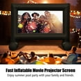 thumbnail image 3 of Costway 18FT Inflatable  Projector Screen Projection Outdoor Home Theater W/ Blower, 3 of 11