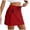 Red, variant on vigerkar Women's 18" Hiking Cargo Skort Athletic Skirt High Waist Quick Dry Golf Skort with Zipper Pockets, Dressy Casual Sporty Summer Outfits for Travel (Hot Pink, 3XL)