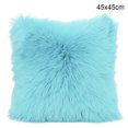 thumbnail image 1 of Funda de almohada mullida, funda de cojín de felpa larga y suave, funda de almohada decorativa para sofá, sofá, cama, silla, 45x45cm Inevent LF0207-18B, 1 of 2
