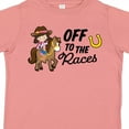 thumbnail image 4 of Inktastic Off to the Races with Cowgirl on Horse Girls Toddler T-Shirt, 4 of 5