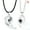 C, variant on 2PCS Couple Necklaces 100 Languages Sun And Moon Magnetic Pendant Love Memory#-B