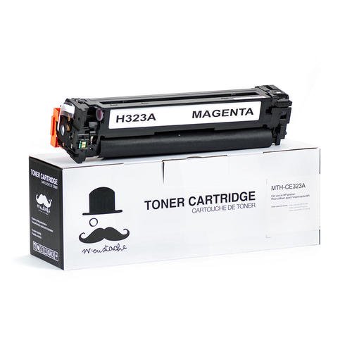 Cartouche de Toner Magenta Compatible HP 128A CE323A - MoustacheÂ®