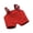Red, variant on 17Cm Cotton Doll Pocket Overalls For Figure Doll Plush Doll Soft Fabric Display Dressingup Accessories Outfit