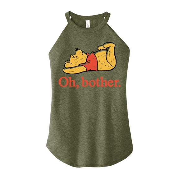 Winnie the Pooh - Oh, Bother - Sketch - Juniors High Neck Tank Top