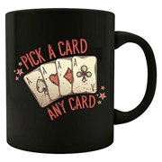 Funny Magician - Pick A Card - Deception Illusion Entertainment Humor - Mug