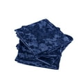 thumbnail image 6 of Home Soft Things Crushed Velvet 4 Piece Throw Pillow Cover Set - Blue - 20" x 20", 6 of 8