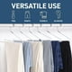 thumbnail image 5 of Set de perchas para pantalones Lifemaster Metal, 20 piezas, antideslizantes, color blanco, 5 of 7