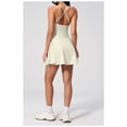 thumbnail image 5 of PISONIC Womens Tennis Dress, 2-in-1 Golf Workout Dress with Built-in Bra & Shorts Pockets, Athletic Dresses with Adjustable Strap, 5 of 6