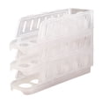 thumbnail image 2 of CaiYueKe Rolling Egg Organizer Refrigerator Storage Container Slide Rack Kitchen Countertop Holder Plastic Egg Tray Dispenser Carton Refrigerator Side Door Organizer, 2 of 6