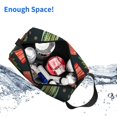 thumbnail image 5 of XMXT Large Capacity Makeup Pouch Bag, Beautiful Christmas Gifts Make Up Storage Bag Cosmetic Travel Toiletry Bags for Women Men, One Size, 5 of 9