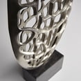 thumbnail image 2 of Cyan Design 10143 Aluminum And Stone Blossoming Laurel Abstract Statue - Nickel, 2 of 2