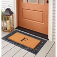 thumbnail image 2 of A1HC Natural Rubber & Coir 24x36 Monogrammed Doormat For Front Door, Anti-Shed Treated Durable Doormat for Outdoor Entrance, Heavy Duty, Low Profile, Easy to Clean, Long Lasting Front Porch Entry Rug, 2 of 7