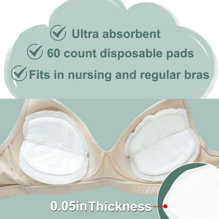 Zacharyer Nipple Shield for Breastfeeding Nursing & Nursing Pads, 60 Count  