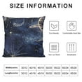 thumbnail image 5 of PRATYUS Galaxy Throw Pillow Covers Bohemian Stars Moon Cushion Covers, Glitter Constellations Pillow Covers, Boho Starry Sky Cosmic Grunge Style Decorative Pillow Covers Bedroom Decor White, 5 of 5