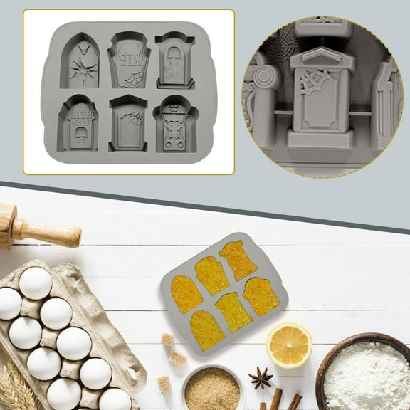 Drses Large Skull Cake Pan Haunted Baking Cake For Halloween And Birthday Party