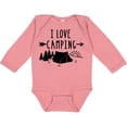 thumbnail image 3 of Inktastic I Love Camping- Tent and Trees Boys or Girls Long Sleeve Baby Bodysuit, 3 of 5
