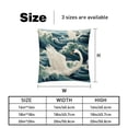 thumbnail image 5 of Swan Set with Unique CoversPatterns - 2 Pack Decorative Pillows for Bed - Includes Pillow Inserts - Available in 16x16, 18x18, 20x20 Inches for Any Occasion, 5 of 6