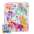 thumbnail image 3 of Hasbro My Little Pony You Grow Girl Silk Touch Throw Blanket, 3 of 6