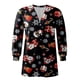 thumbnail image 5 of Puntoco moda mujer Navidad estampado suelto manga larga cárdigan otoño abrigo blusa Rollbacks Puntoco Puntoco-3098, 5 of 6