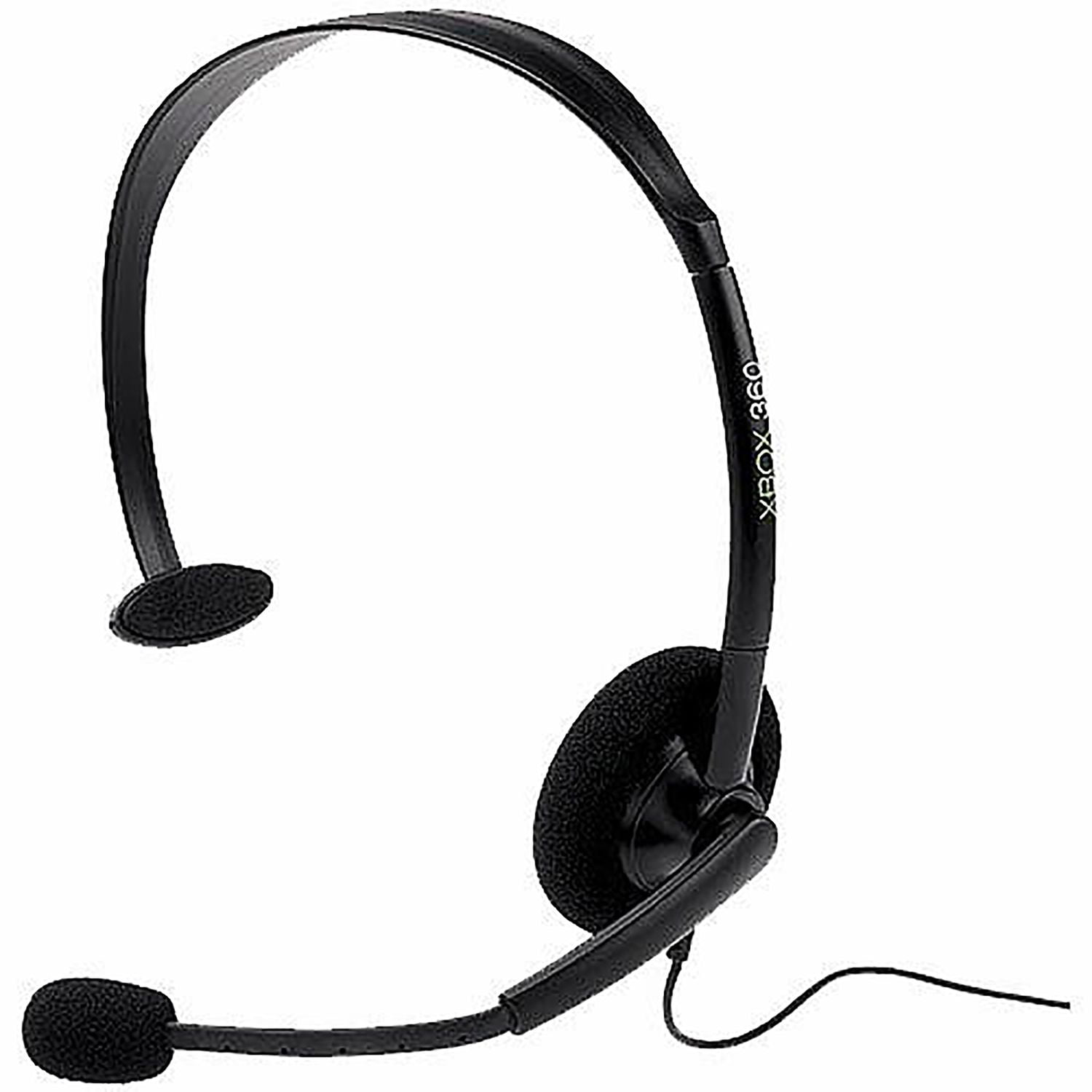 Microsoft Wired Headset With Boom Mic For Xbox 360 Black Walmart