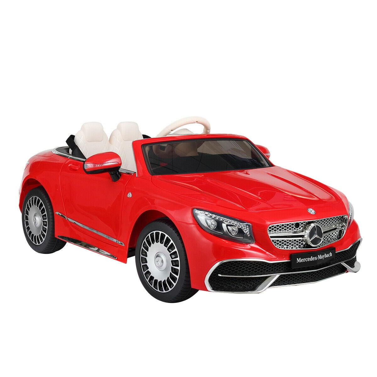 Kepooman 12V Ride on Toy Car for Kids, W/MP3 Lights RC 2 Motors, Gift