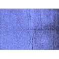 thumbnail image 1 of Ahgly Company Machine Washable Indoor Rectangle Oriental Blue Industrial Area Rugs, 2' x 3', 1 of 4