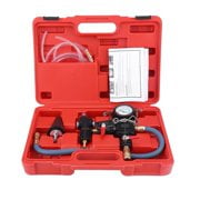 (9 pack) Cooling System Vacuum Purge & Coolant Refill Kit with Carrying Case for Car SUV Van Cooler