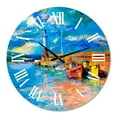 thumbnail image 2 of Designart 1 in Quartz Coastal Wall Clock, 2 of 5