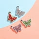 thumbnail image 2 of Pulsera de mariposa de diamantes de colores, cadena para clavícula, tobillera, joyería femenina, colgante, aleación que retiene el color UV, accesorios de galvanoplastia, 2 of 6