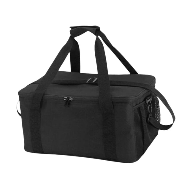 Bolsa de almacenamiento para acampar, práctica bolsa de mano para deportes al aire libre, mochileros y acampadas Negro